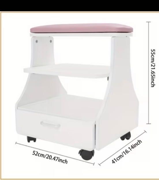 Banco para pedicure com gaveta