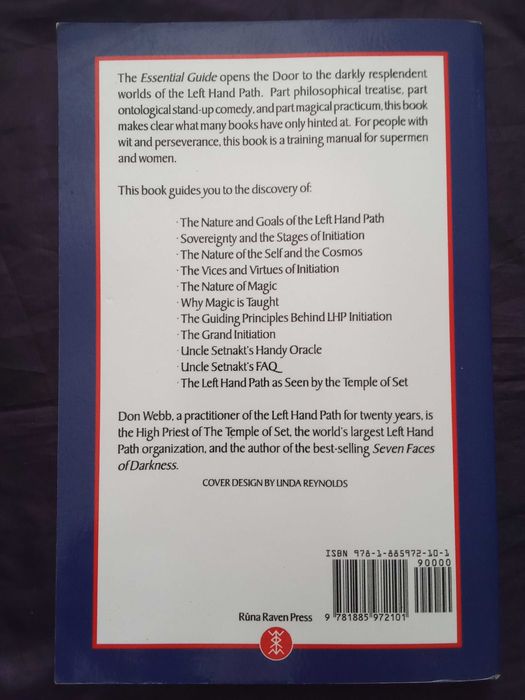 Uncle Setnakt's Essential Guide to the Left Hand Path - Don Webb