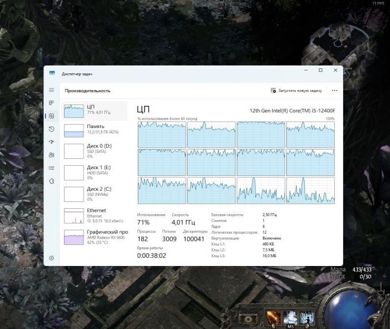 Ігровий ПК i5-12400F + AMD Radeon RX 6600