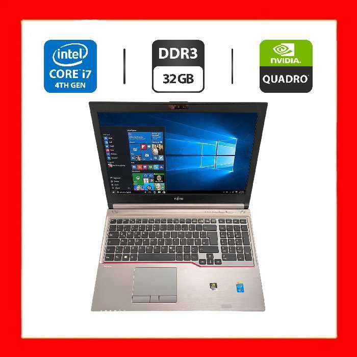 Ноутбук Б-клас Fujitsu Celsius H730 / 15.6" (1920x1080) TN / Core i7-4900MQ (4 (8) ядра по 2.8 - 3.8 GHz) / 32 GB DDR3 / 512 GB SSD /Quadro K2100M