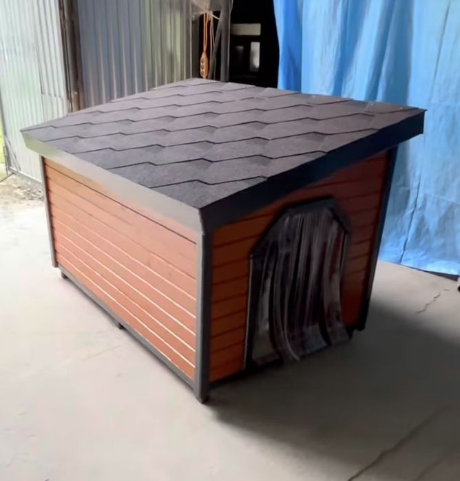 Утеплена буда собаці велика будка песику собача для собак