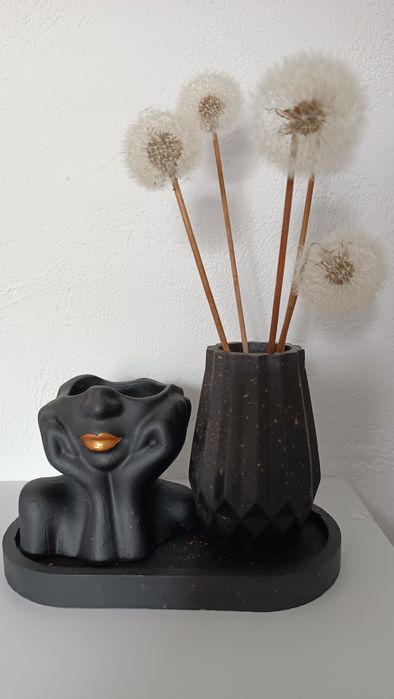 Гіпсові вироби підсвічники мушлі, вази