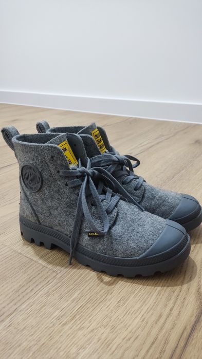 Buty Palladium Pampa Hi Merino szare
