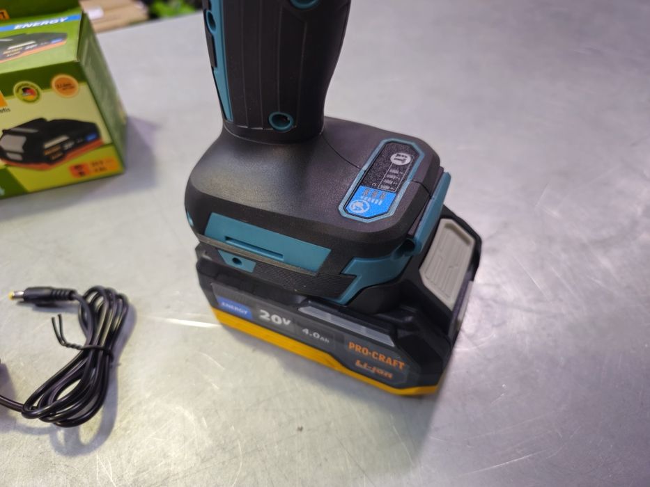 Мощный Гайковерт 800Нm +Акум ProCraft 4.0ah +з.у Бесщеточный двигатель