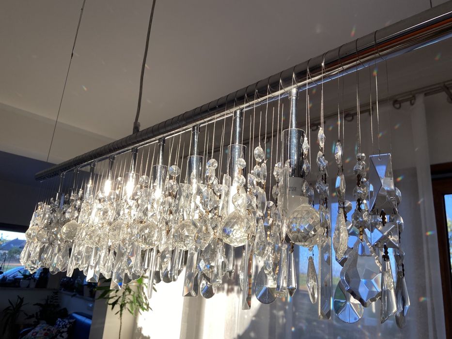 Lampa Żyrandol kryształowy glamour