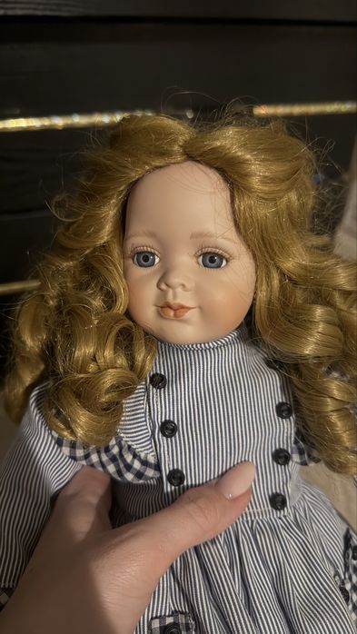 Колекційна фарфорова лялька  гдр 70-80рр