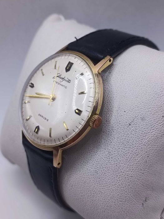 Zegarek Męski Glashutte Spezimatic Automatyczny Pozłacany 331/04/25s