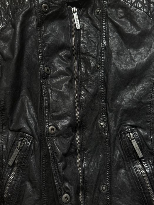Куртка шкірянка Leather jacket Archive Avant Garde Indie Sleaze — zdjęcie 4