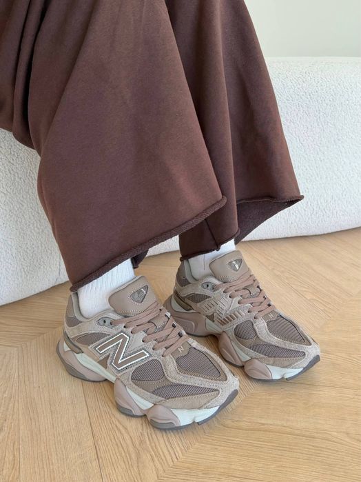 Жіночі кросівки New Balance 9060 Brown нью баланс корисневі