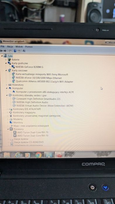 Laptop Compaq Presario CQ60 |  Dysk SSD | napęd DVD | Windows 7