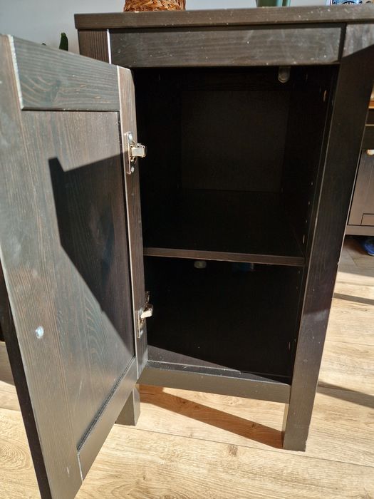 Biurko hemnes ikea 120x55 cm wenge czarny brąz