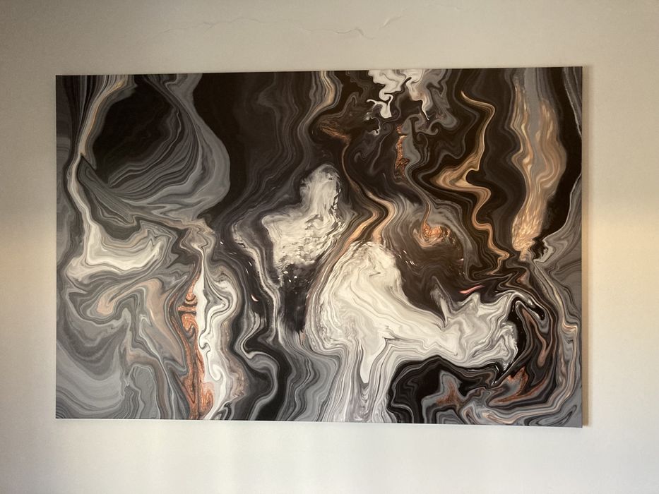 NOVO - Quadro Shades of grey da Motiv-Art 150x100