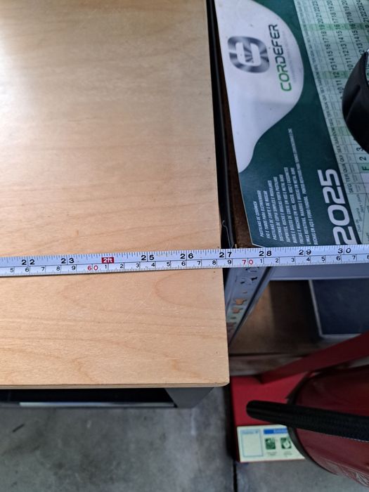 Módulo lixeira com tampo de madeira