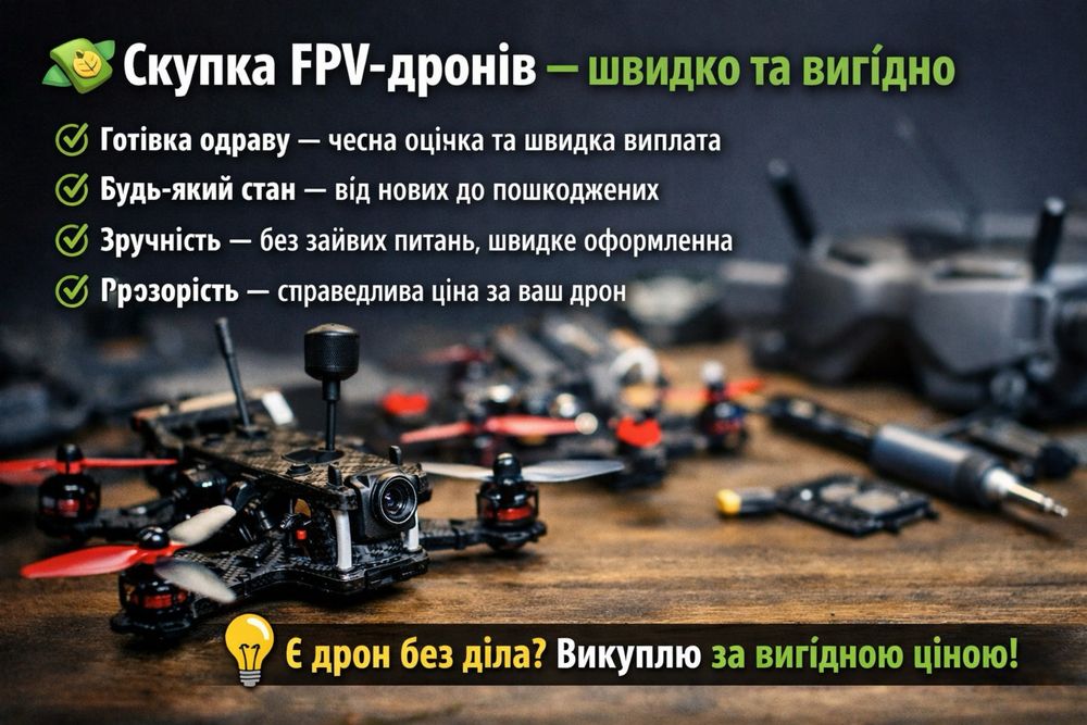 Скупка fpv дронів