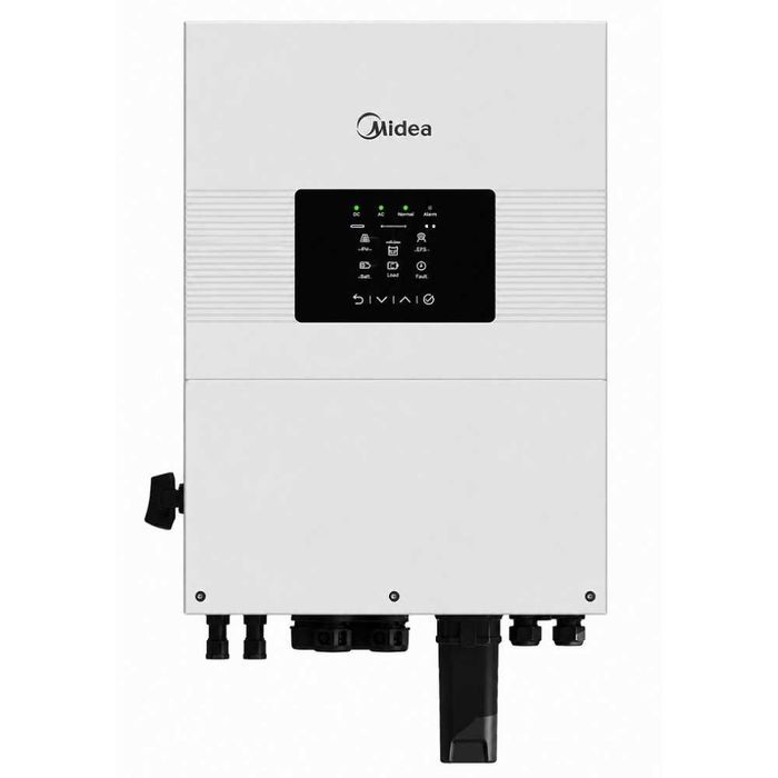 Комплект резервного живлення Midea 6 кВт + АКБ 5,12 кВт·год (інвертор MEI2-HS6L + акумулятор MEB2-B5L-RA + силовий кабель)