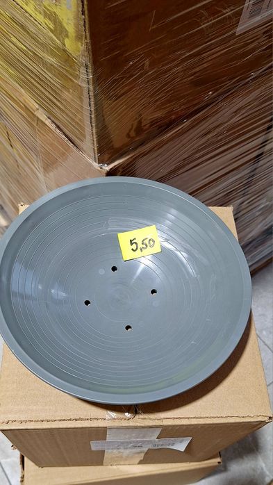 Miska lęgowe wzór belgijski ciężka plastikowa 22.5cm.