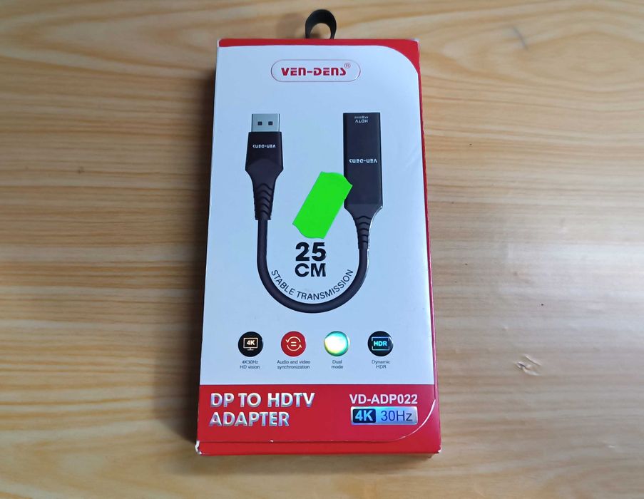 Адаптер VEN-DENS VD-ADP022 DisplayPort - HDMI