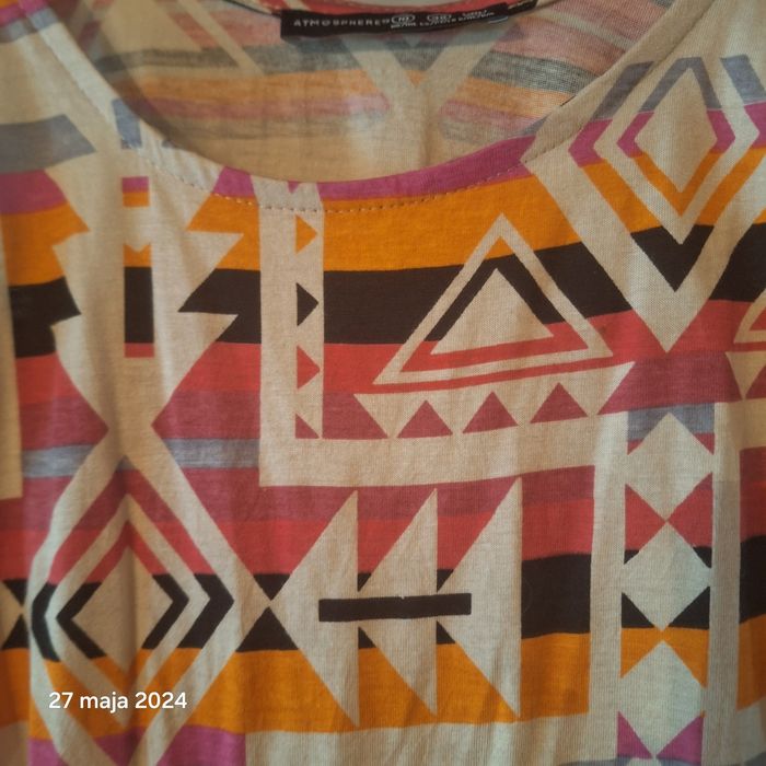 Sukienka letnia Atmosphere rozmiar M stan bardzo dobry 50%Cotton