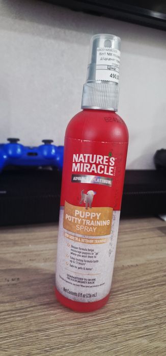Продам спрей для привчання цуценяти до туалету Nature's Miracle Puppy Potty Training Spray, 236 мл