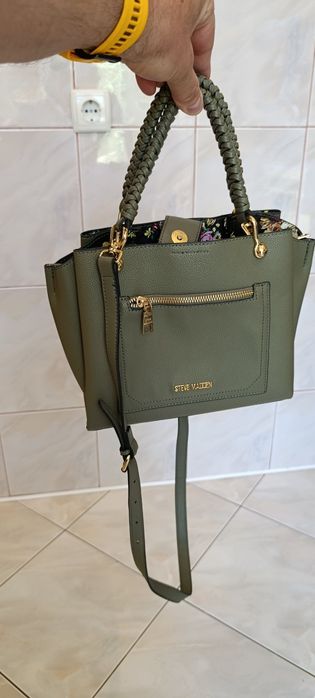 Сумка женская Steve Madden  оливковая  как новая