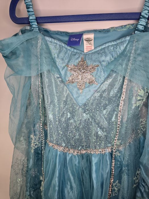 Elsa Kraina Lodu Frozen sukienka  przebranie karnawał balik strój 122