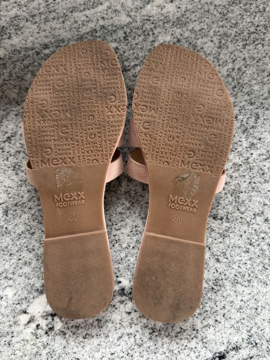Mexx Jacey klapki 41 zamszowe skórzane