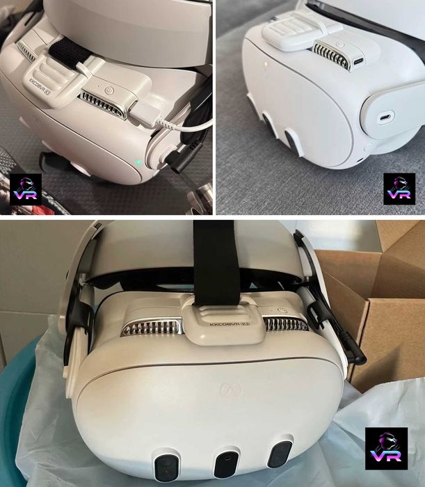 ‼️ Meta Quest 3 лицьова накладка з вентилятором, маска KKCOBVR Oculus