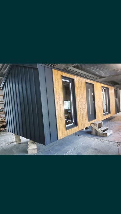 Domek mobilny, nowoczesny do własnego wykończenia. 35m2