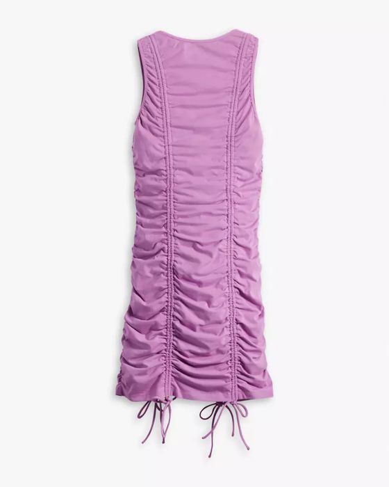 Сукня Levi’s jamie ruched dress, фіолетова, м