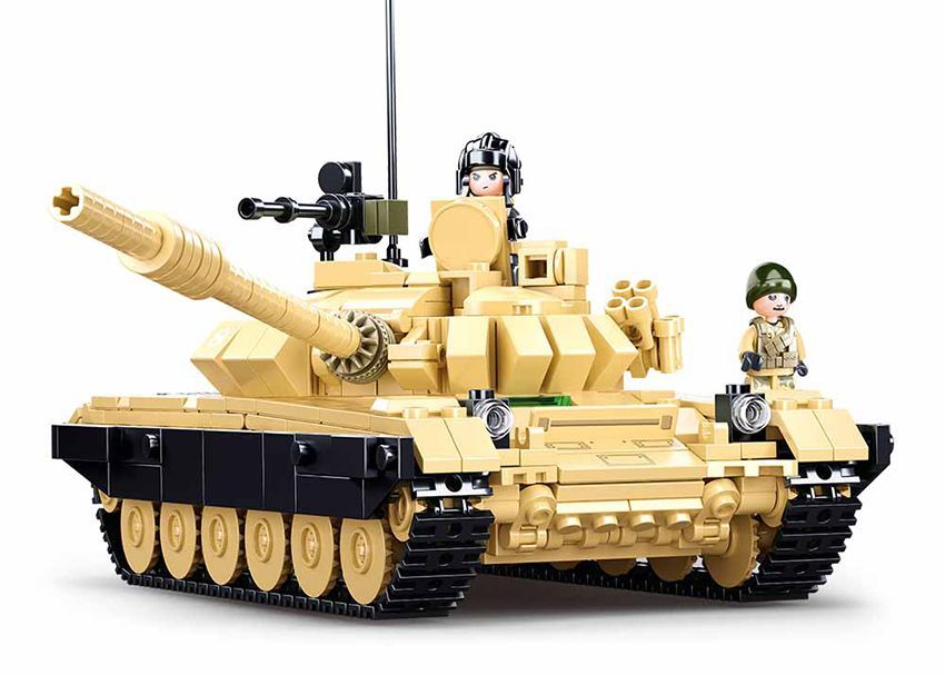 Klocki Konstrukcyjne Sluban Czołg T-72 770 El. Wojsko Armia