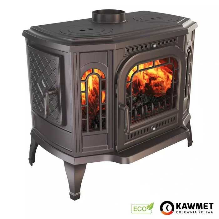 Чугунная печь KAWMET P7 (10.5 kW) Бесплатная доставка!