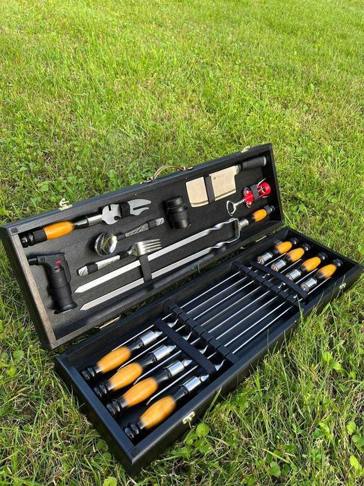 Набір шампурів,шампура,набор шампуров. Подарунок чоловіку.