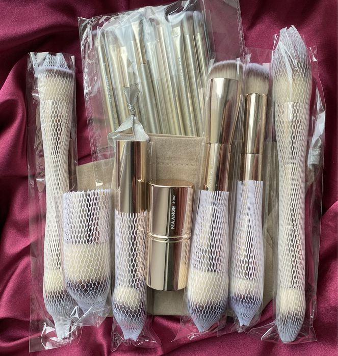 Преміум набір пензликів для професійного макіяжу Maange 20шт.
