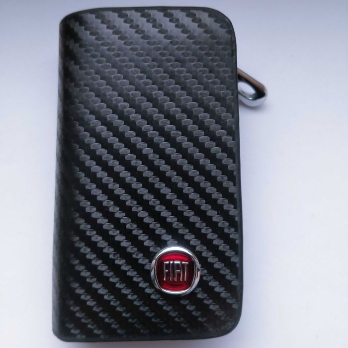 Fiat 500 600 etui pokrowiec na kluczyk brelok skórzany prezent premium