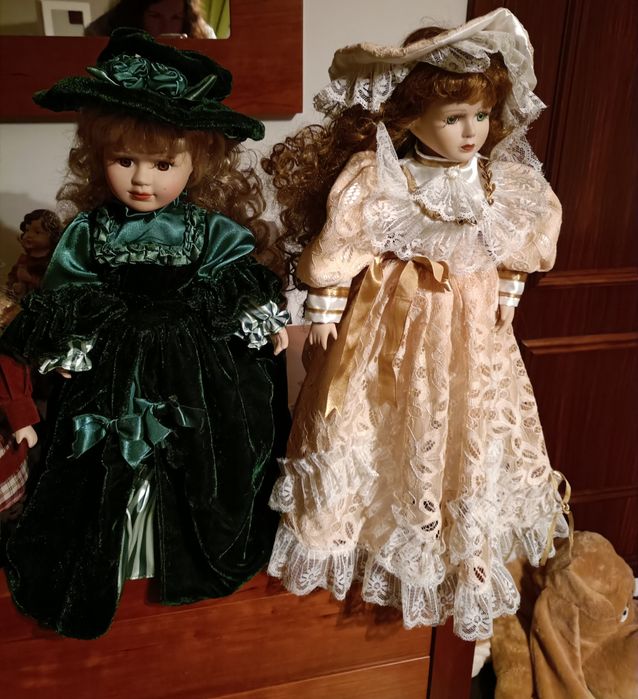 6 Bonecas porcelana