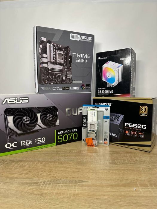 ПК rtx5070 r5 7500f ddr5 32gb  ssd m2 nvme