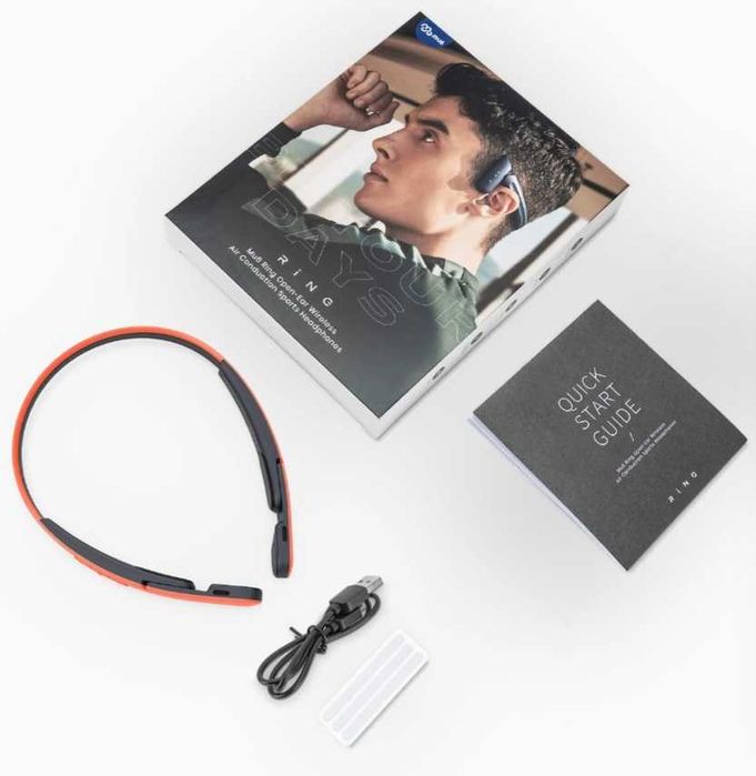 Słuchawki z przewodnictwem powietrznym bezprzewodowe Mu6 Ring Open-Ear