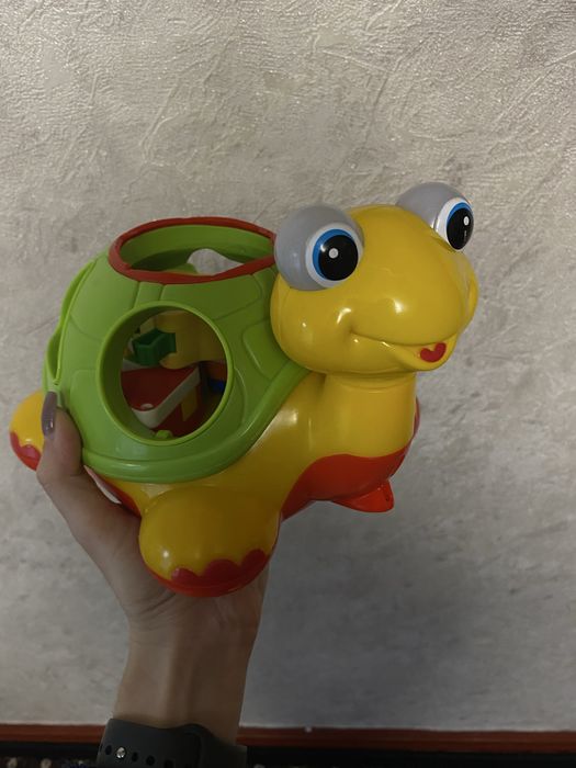 Каталка-Сортер Kiddieland Черепаха-Знайка українською мовою