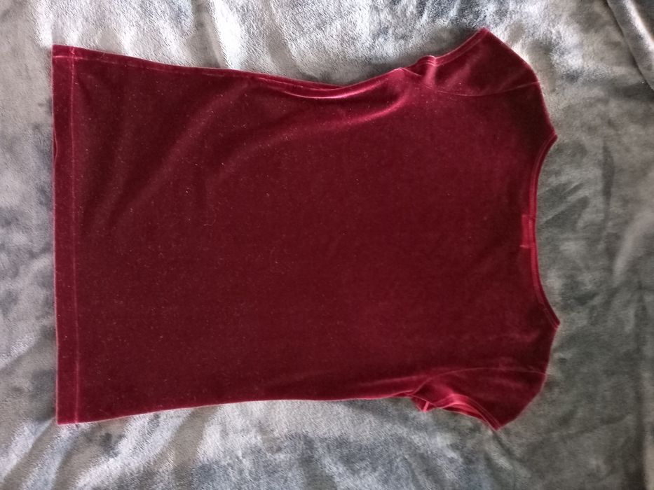 Mango Night top de veludo