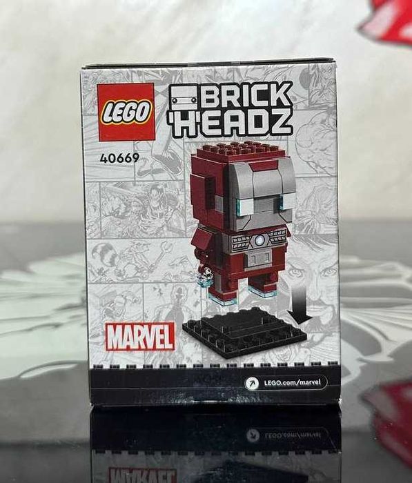 Конструктор LEGO Brick Headz 40669 Залізна Людина MK5
