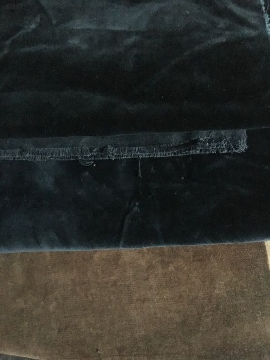 Veludos de excelente qualidade e muito bonitos