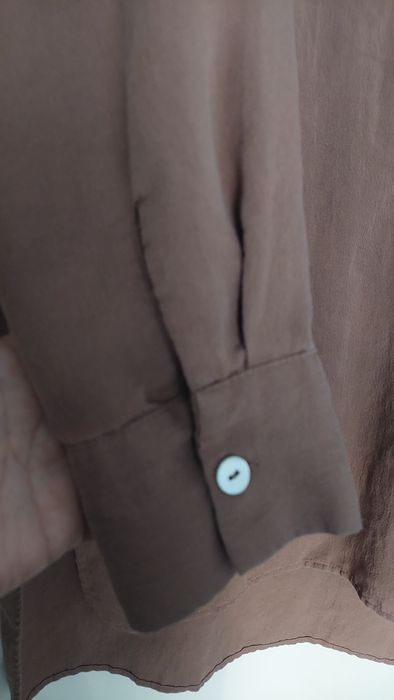 Camisa/blusa Zara ,tamanho XS,castanho claro, em  bom estado