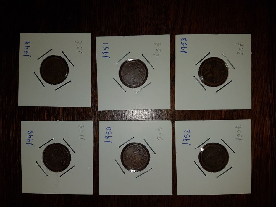 Moedas 10 centavos da republica portuguesa