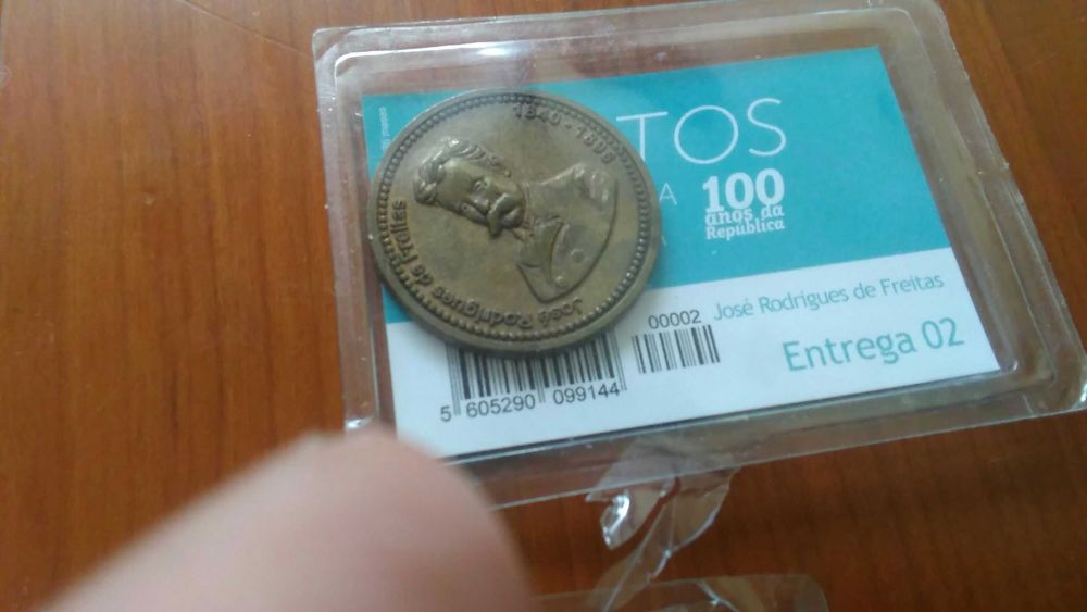 Moedas de Rostos da Republica Portuguesa