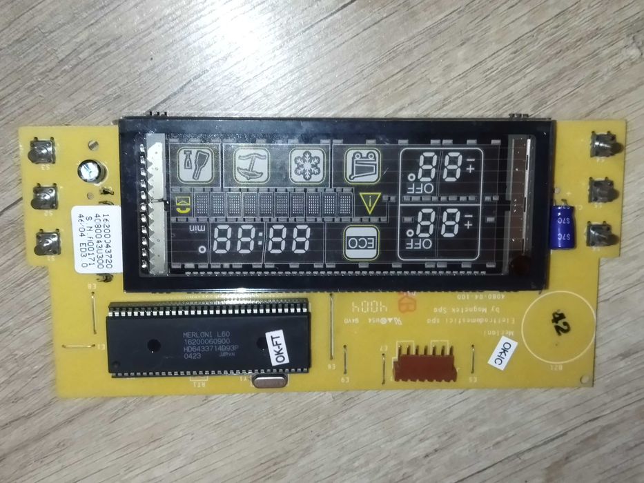 Плата управления,индикации для холодильника Indesit,Минск МХМ-1701 .