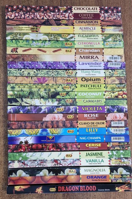 Kadzidelka zapachowe 25 szt. mix zapachów