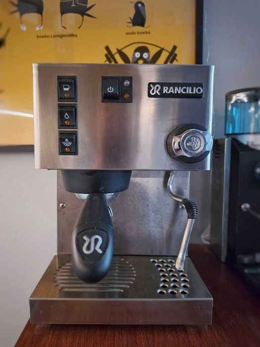 Ekspres do kawy Rancilio Silvia i młynek Rocky