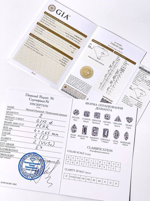 Золотое кольцо солитер с бриллиантами 1.00 карат.