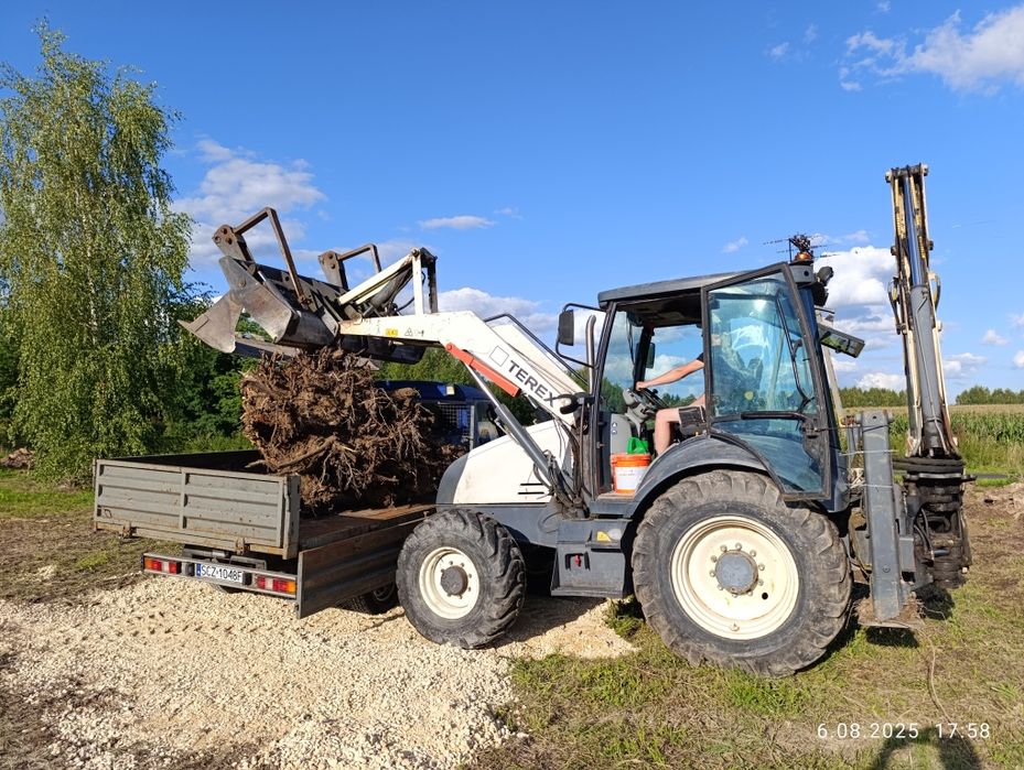 Usługi koparko ładowarka wykopy pod fundamenty
prace ziemne
niwelacja