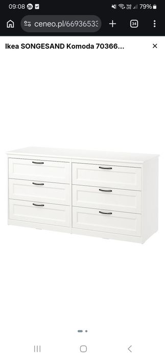 Komoda IKEA biała